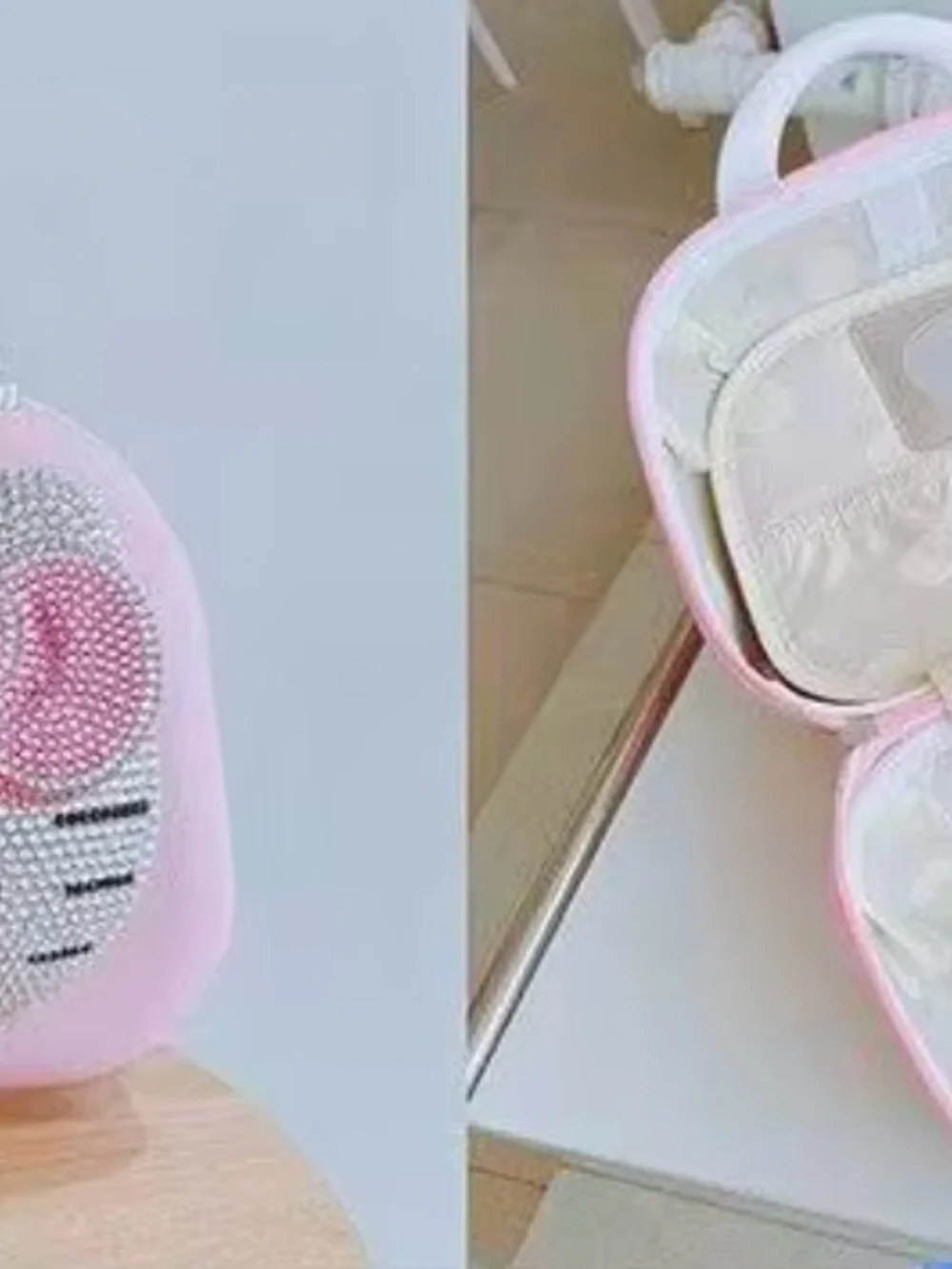 Hello Kitty Purple Crystal Accent Mini Bag